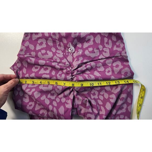 Ryderwear size XS (?) INSTINCT Scrunch Bum Leggings form fitting purple EUC - Picture 10 of 10